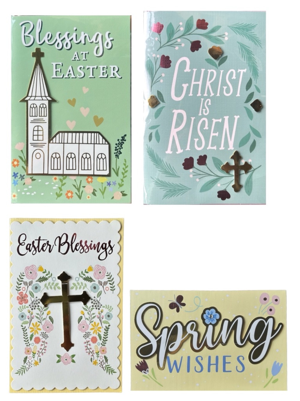 Pembrook Easter Greeting Cards Lot of 9 Premium Religious Spring Envelopes